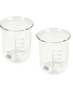بشر آزمایشگاه مدل beaker ظرفیت 250 میلی لیتر بسته 2 عددی